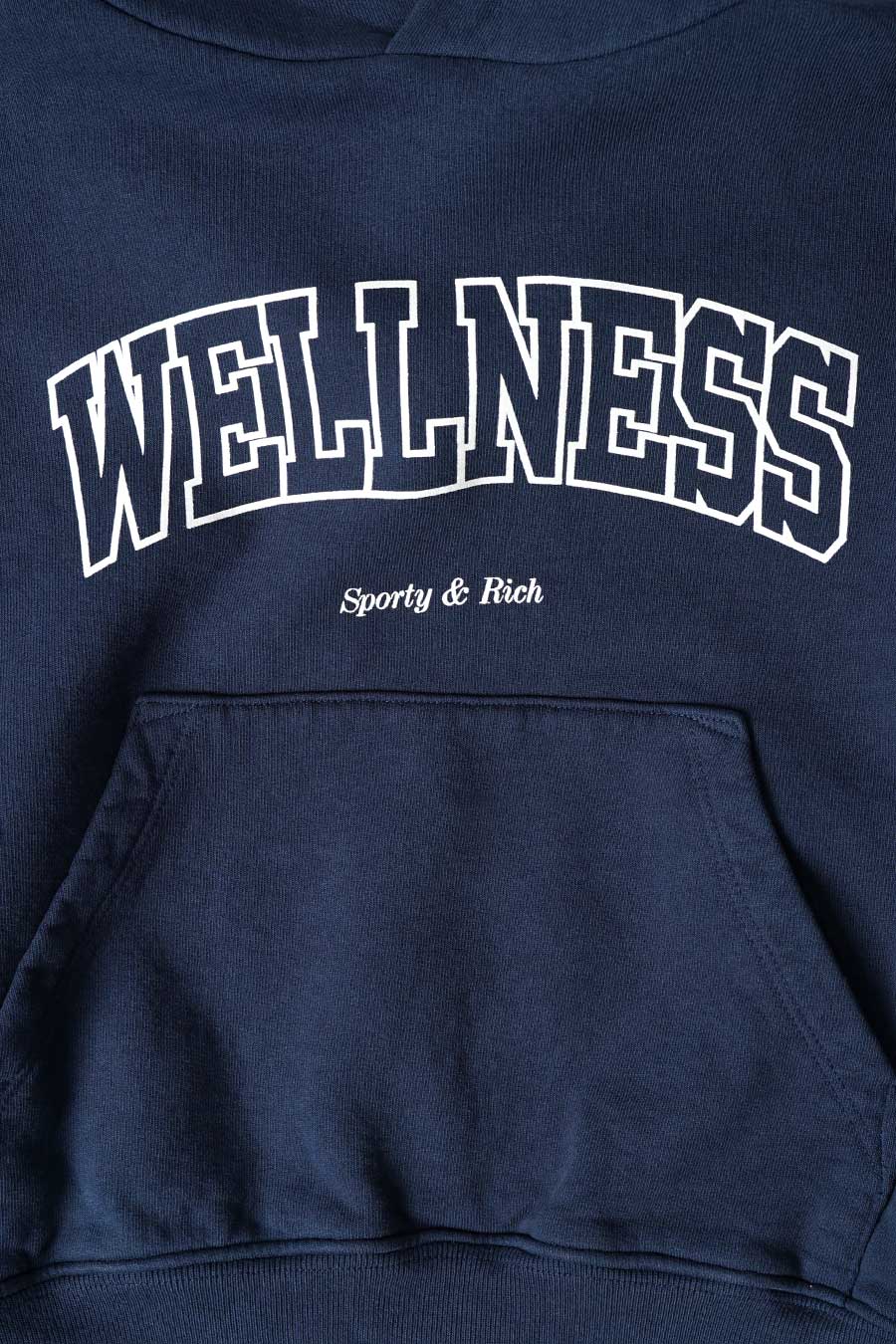 HOODIE WELLNESS CROPPED BLEU MARINE - Image 2