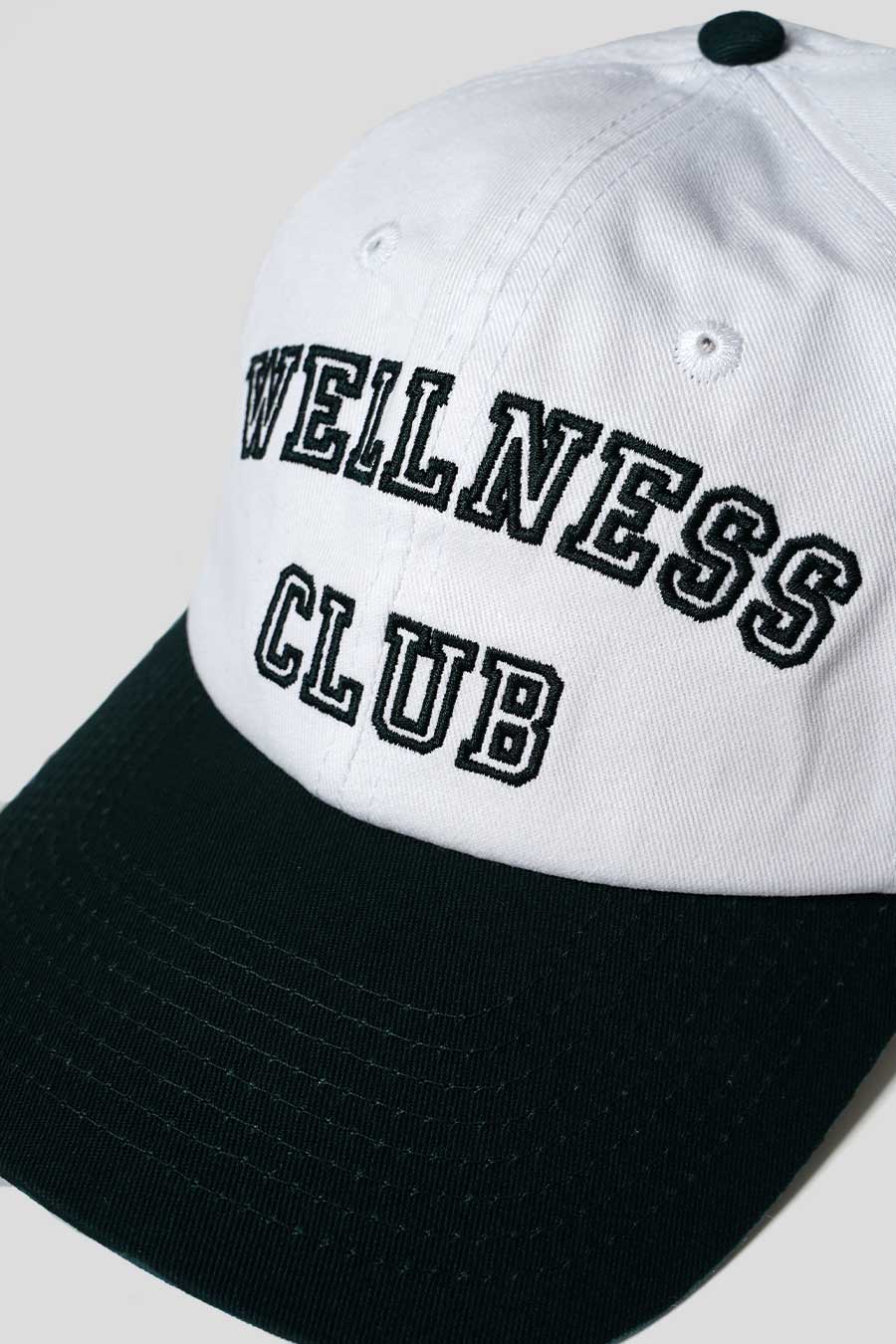 CASQUETTE WELLNESS CLUB BLANCHE ET VERT FORÊT - Image 3