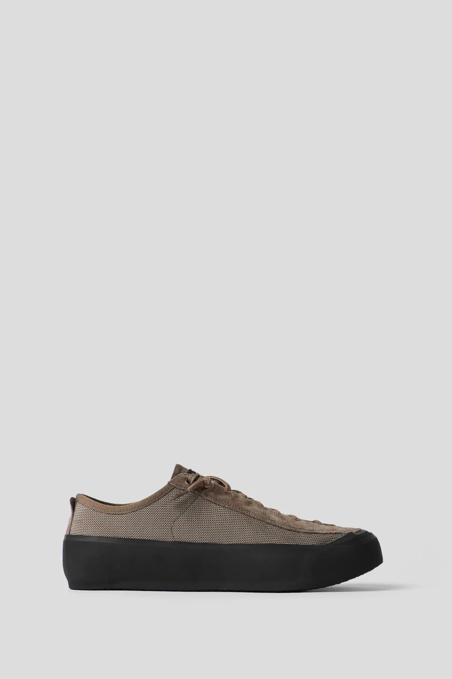 SNEAKERS POLY MESH BRUN CENDRÉ