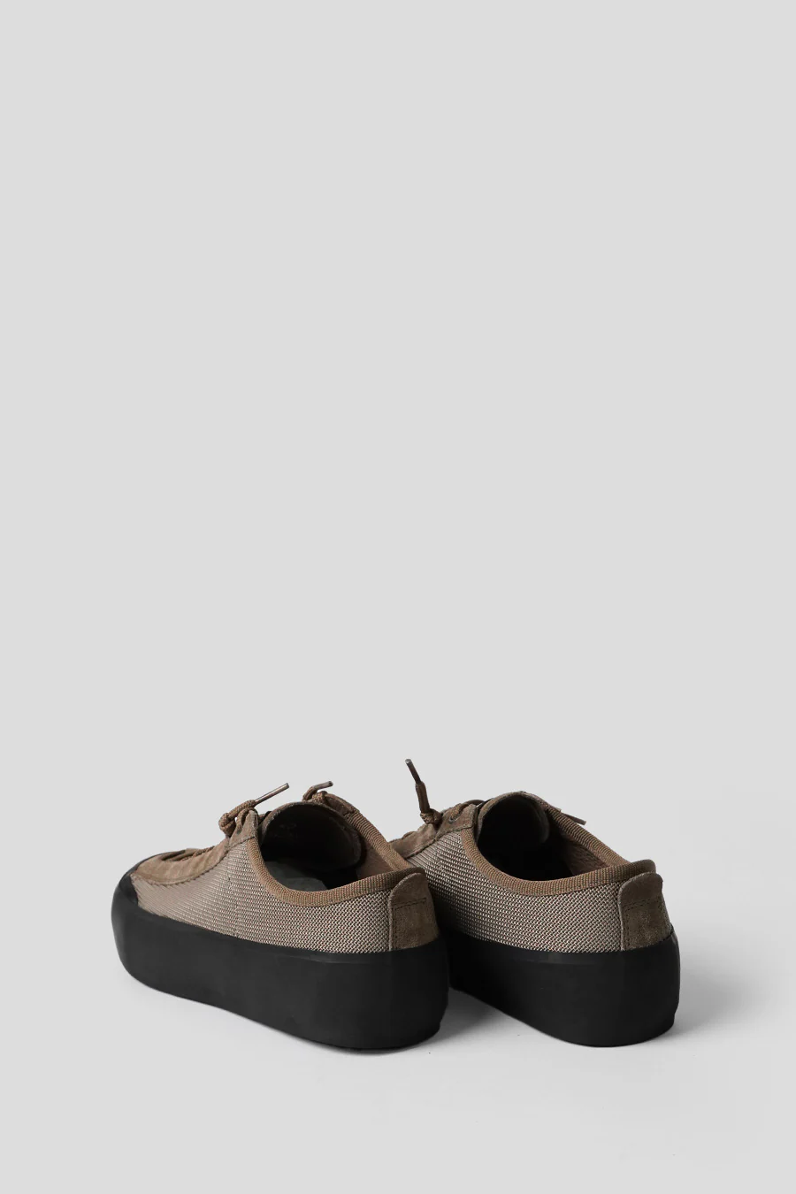 SNEAKERS POLY MESH BRUN CENDRÉ - Image 4