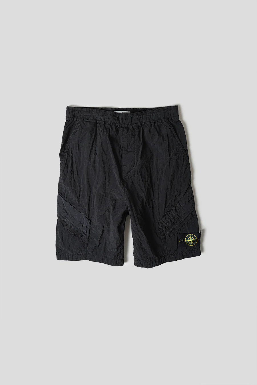 BERMUDA NYLON ÉLASTIQUE NOIR