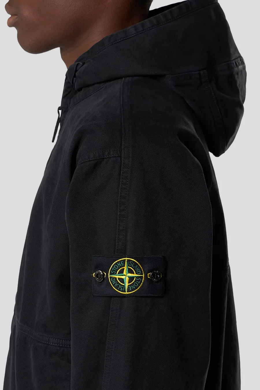 VESTE "OLD EFFECT" NOIRE - Image 2