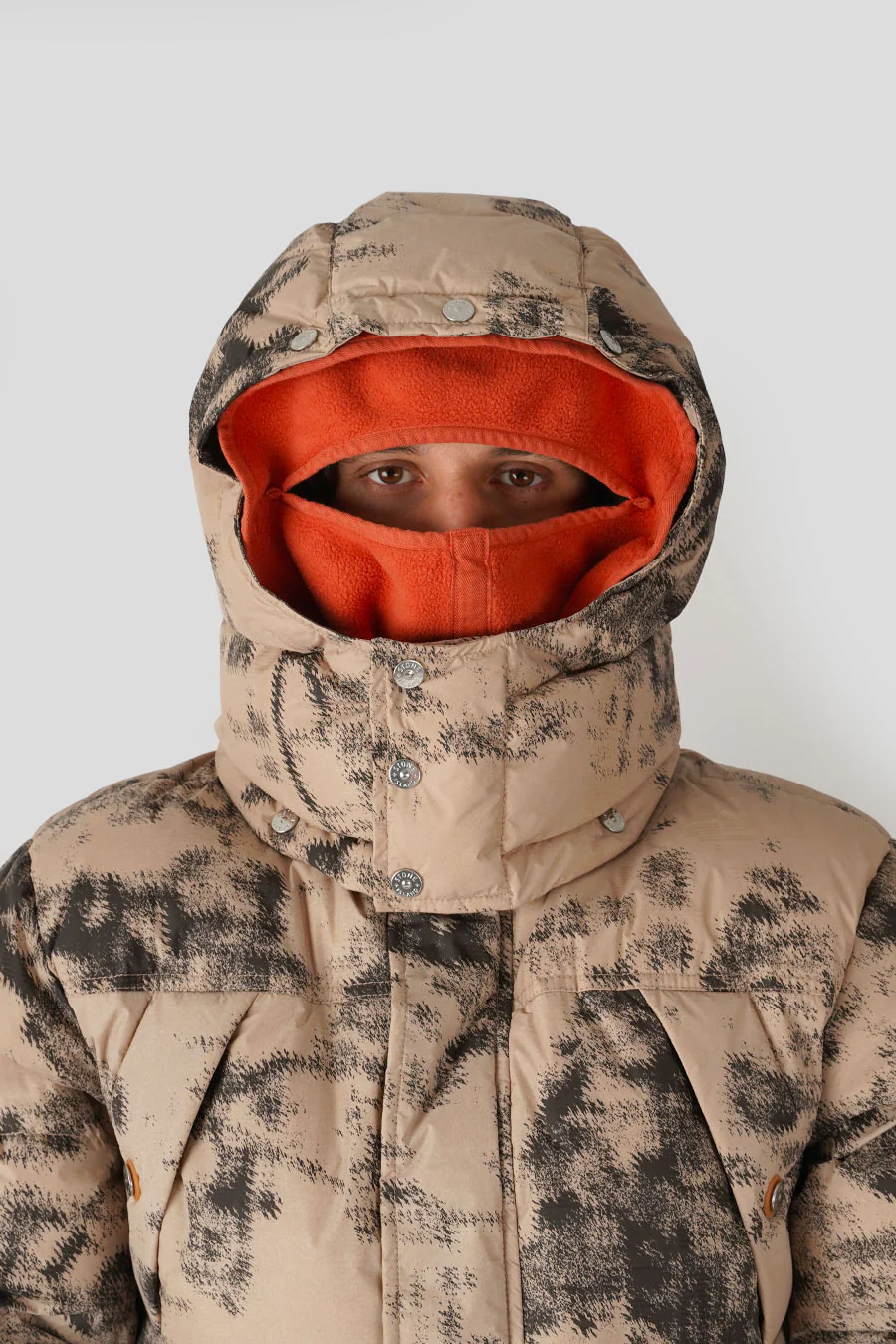 VESTE MATELASSÉE ICE EARTH MAPPING CAMOUFLAGE MARRON ET NOIR - Image 2