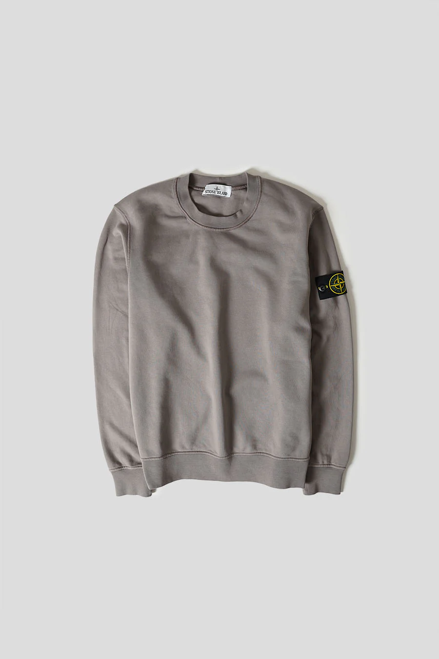 SWEAT-SHIRT À COL ROND GRIS