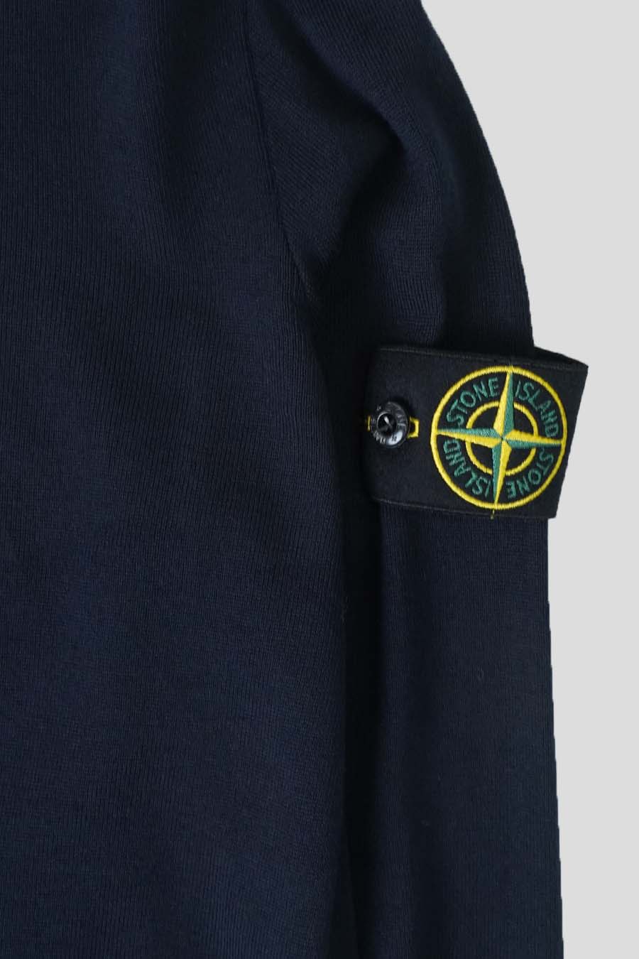 PULL À COL ROULÉ BLEU MARINE - Image 4