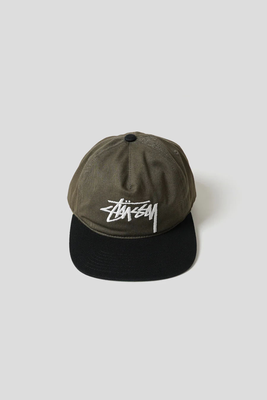 CASQUETTE BIG STOCK VERTE OLIVE