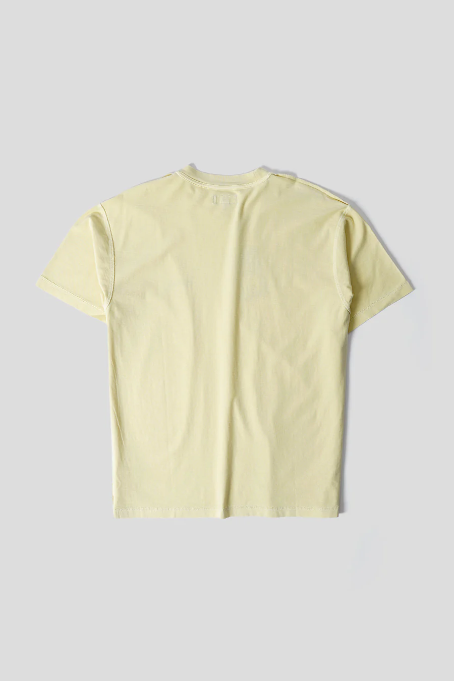 T-SHIRT INSIDE OUT CREW JAUNE PÂLE - Image 3
