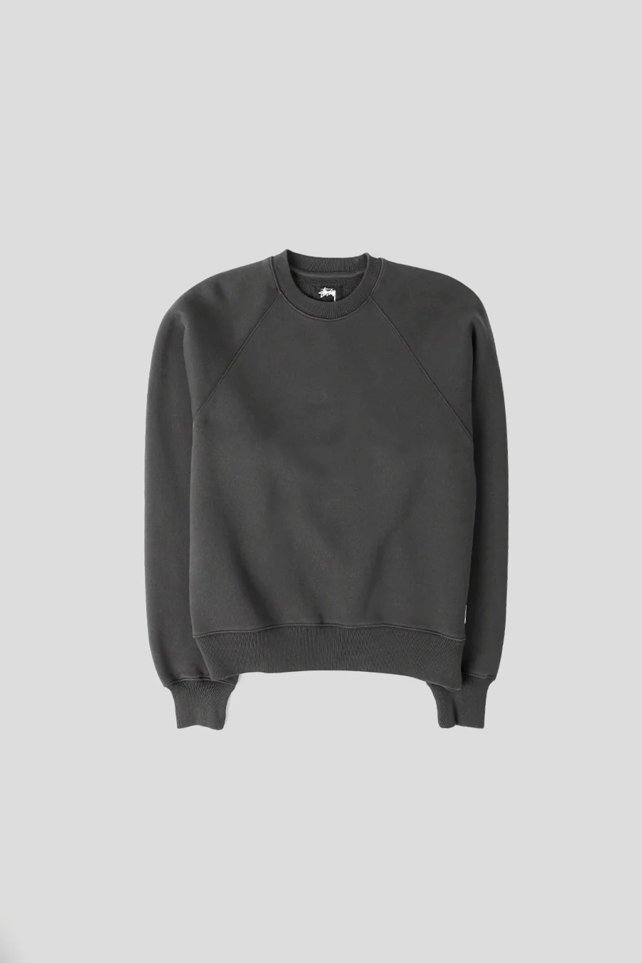 CREWNECK FLEECE RAGLAN WASHED NOIR DÉLAVÉ